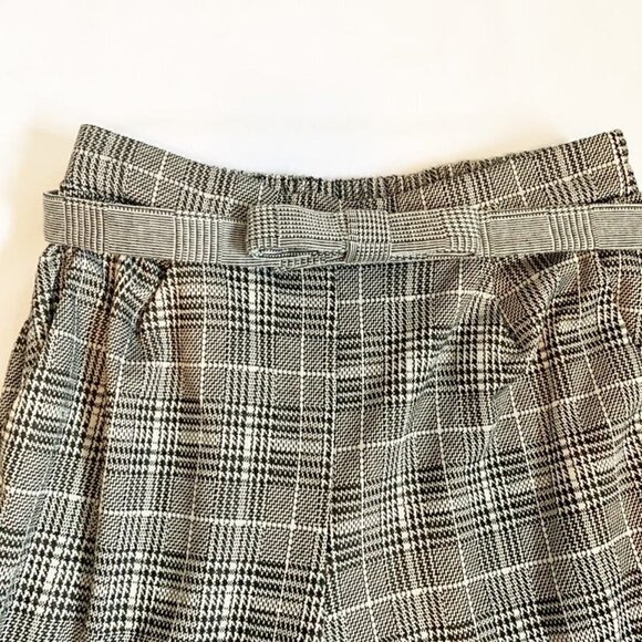 5/$25 Azalea San Francisco Made in USA black white plaid skinny trouser pants - Picture 3 of 9